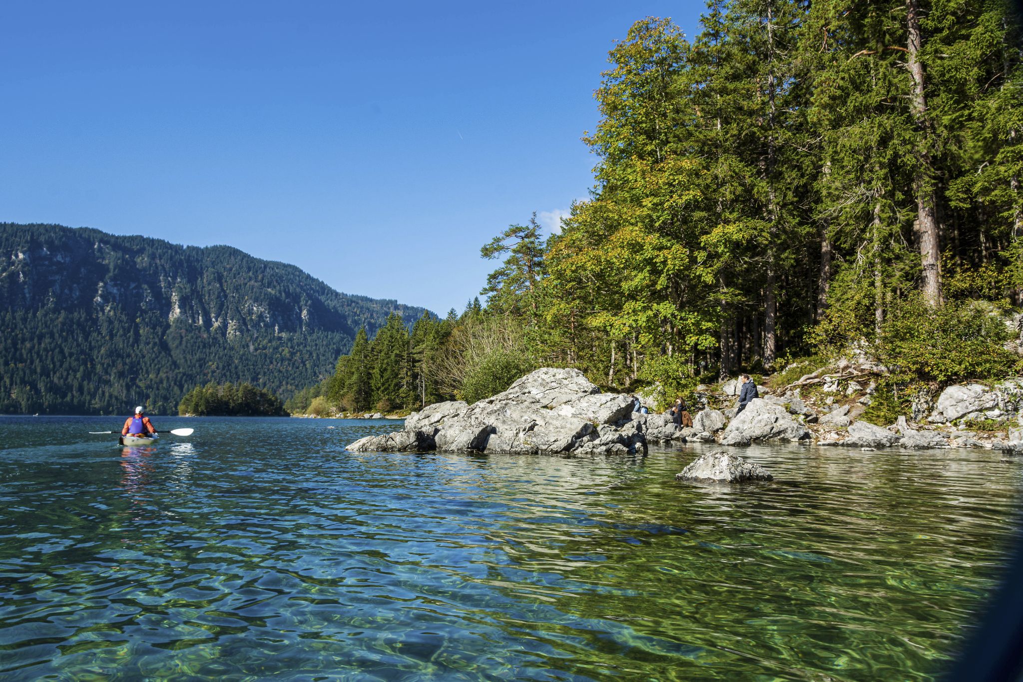 Kajaktour Eibsee 09.10.2021